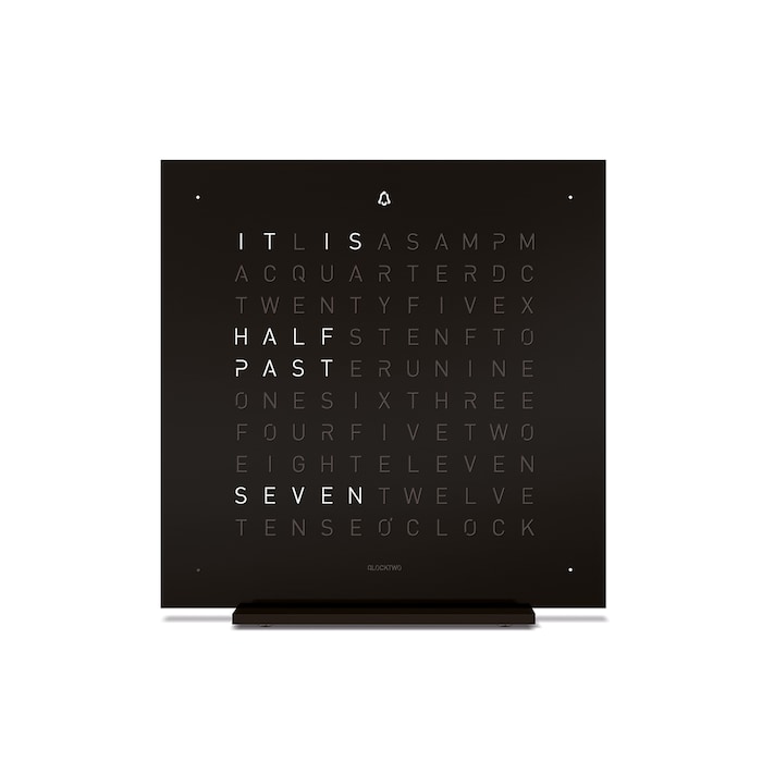 QLOCKTWO Touch Clock - Pure Black