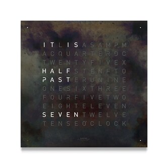 QLOCKTWO Classic Creators Edition Cover - Raw Iron