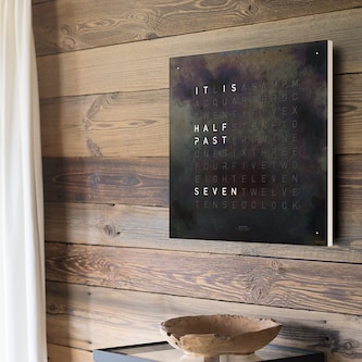 QLOCKTWO Classic Creators Edition Cover - Raw Iron