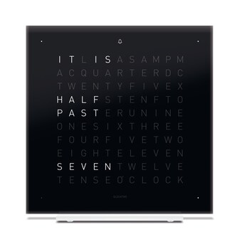 QLOCKTWO Touch Clock - Black Ice Tea QLOCKTWO Touch Clock - Black Ice Tea