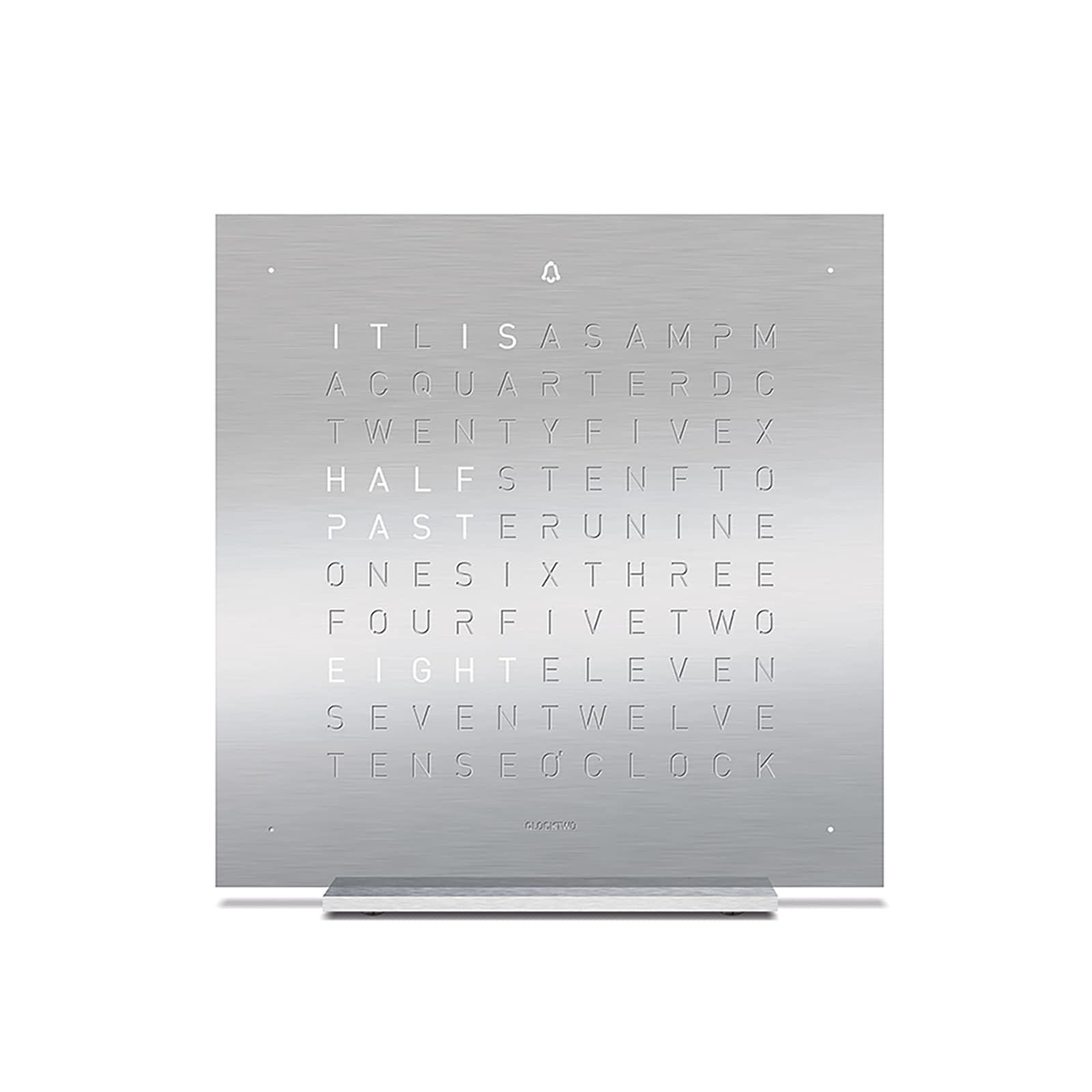 QLOCKTWO EARTH 13.5 Touch Clock Full Metal QLOCKTWO EARTH 13.5 Touch Clock Full Metal