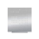 QLOCKTWO TOUCH Full Metal Table Clock 13.5cm Spanish