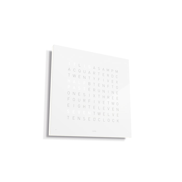 QLOCKTWO CLASSIC Acrylic Vanilla Sugar Wall Clock 45cm