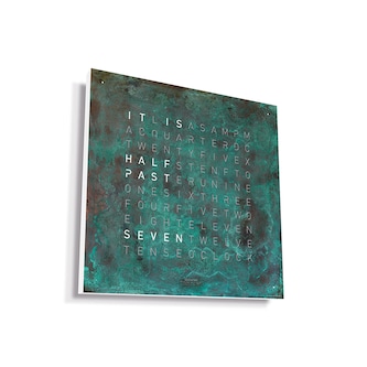 QLOCKTWO CLASSIC Creator's Edition Vintage Copper Wall Clock 45cm QLOCKTWO CLASSIC Creator's Edition Vintage Copper Wall Clock 45cm