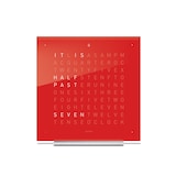 QLOCKTWO TOUCH Cherry Cake Acrylic Table Clock 13.5cm