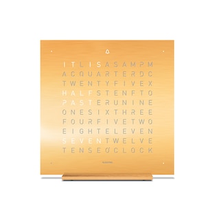 QLOCKTWO TOUCH Creator's Edition Golden Legend Table Clock 13.5cm