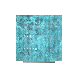 QLOCKTWO EARTH 13.5 Creators Edition Vintage Copper Table Clock QLOCKTWO EARTH 13.5 Creators Edition Vintage Copper Table Clock
