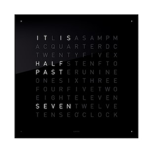 QLOCKTWO Front Cover Touch Black Ice Tea