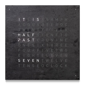 QLOCKTWO LARGE Creator's Edition Metamorphite Wall Clock 90cm