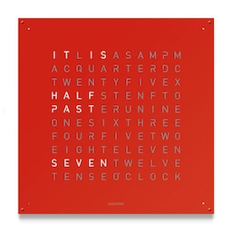 18930139 - LARGE Stainless Steel Red Pepper Wall Clock 90cm