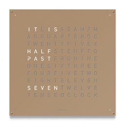 18930141 - LARGE Stainless Steel Hazelnut Wall Clock 90cm