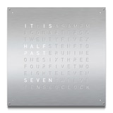 QLOCKTWO LARGE Stainless Steel Wall Clock 90cm