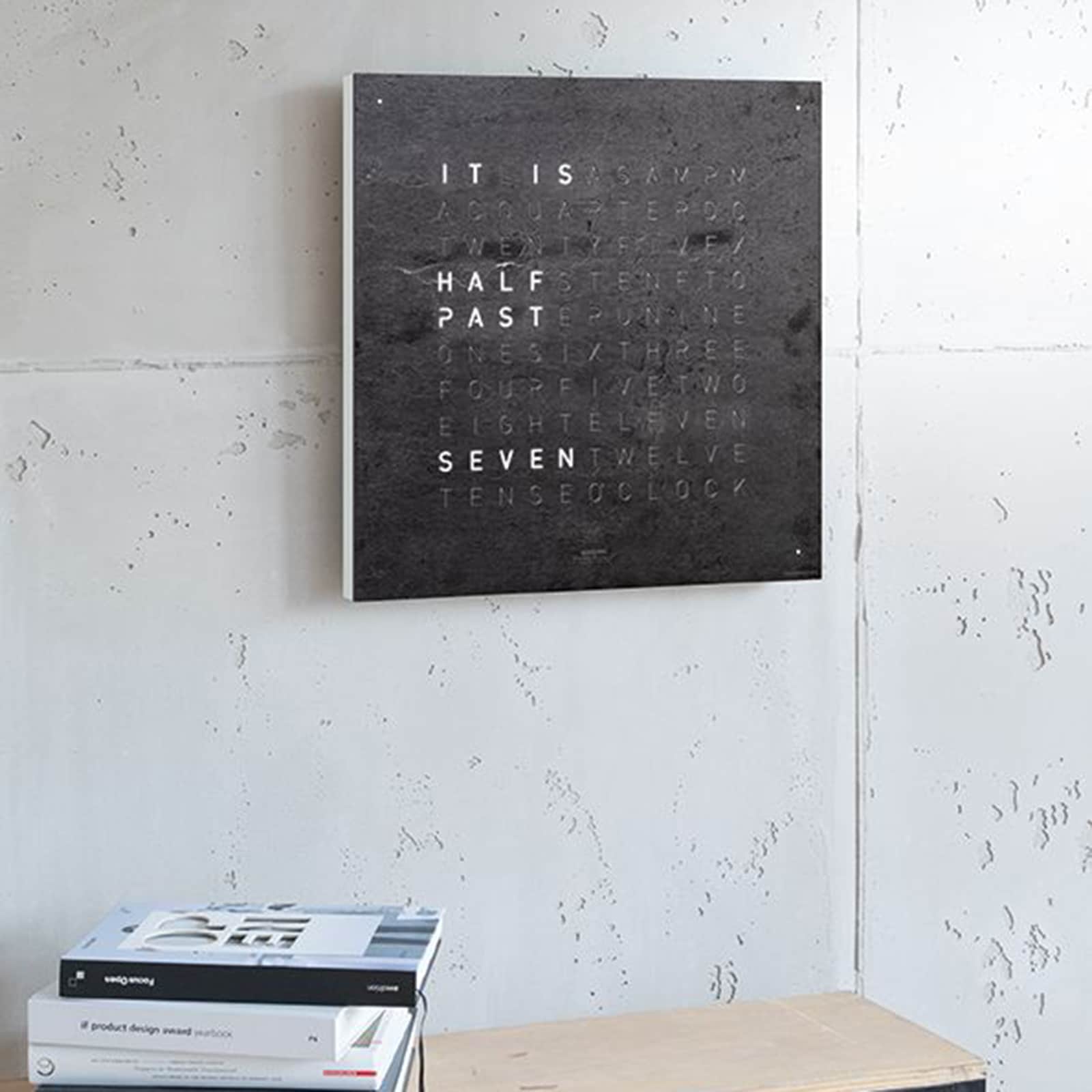 QLOCKTWO CLASSIC Creator's Edition Metamorphite Wall Clock 45cm QLOCKTWO CLASSIC Creator's Edition Metamorphite Wall Clock 45cm