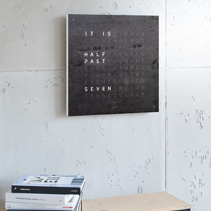 QLOCKTWO CLASSIC Creator's Edition Metamorphite Wall Clock 45cm