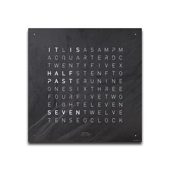 QLOCKTWO EARTH 90 Classic Large Earth Metamorite Wall Clock QLOCKTWO EARTH 90 Classic Large Earth Metamorite Wall Clock