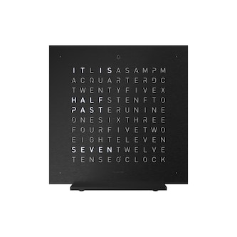 QLOCKTWO EARTH 13.5 Touch Deep Black Table Clock QLOCKTWO EARTH 13.5 Touch Deep Black Table Clock