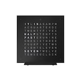 QLOCKTWO EARTH 13.5 Touch Deep Black Table Clock