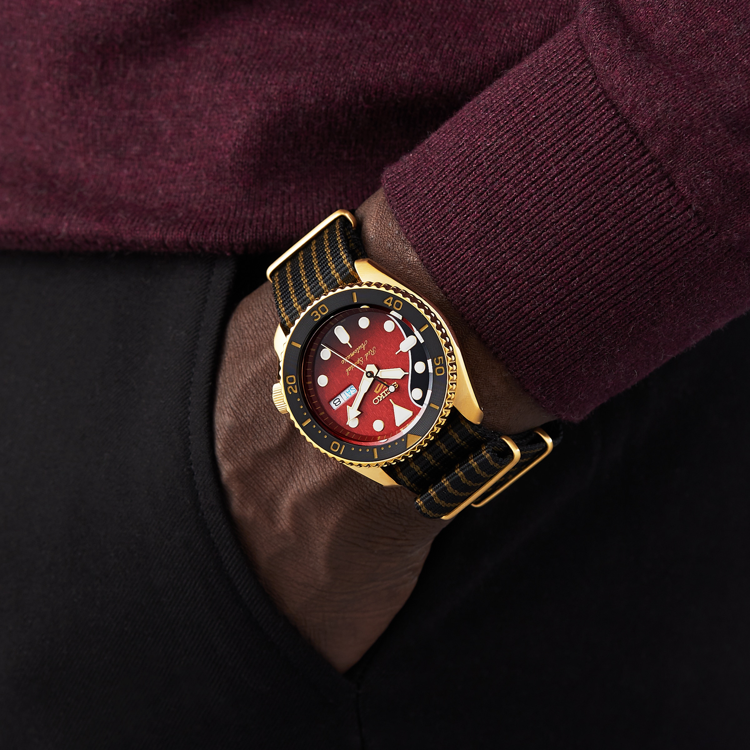 Seiko 5 sport online red special