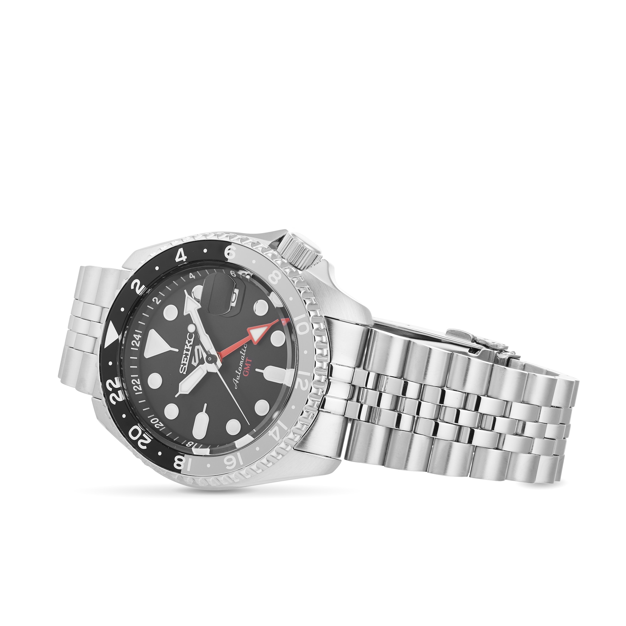 Seiko 5 Sports Black Grape' GMT 42.5mm Mens Watch