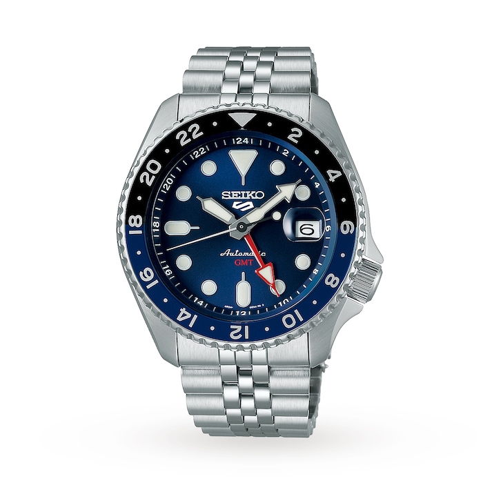 Seiko 'Blueberry' GMT SKX Re-Interpretation  Mens Watch SSK003K1 |  Watches Of Switzerland UK