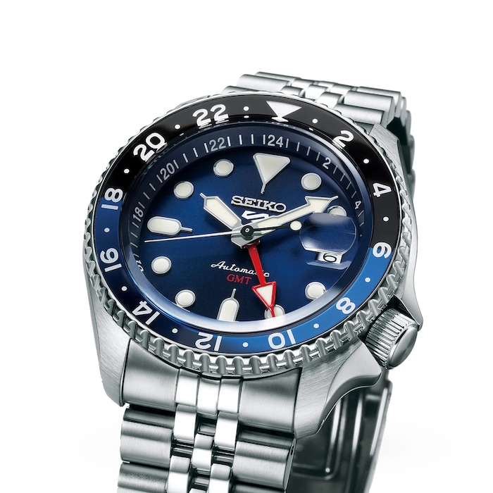 Seiko 'Blueberry' GMT SKX Re-Interpretation  Mens Watch SSK003K1 |  Watches Of Switzerland UK