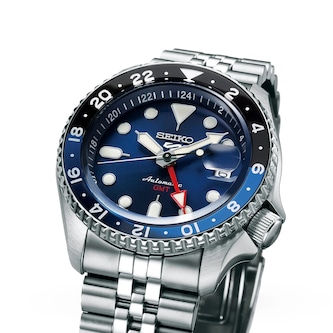 Seiko 5 Sports 'Blueberry' GMT SKX Re-Interpretation 42.5mm Mens Watch Seiko 5 Sports 'Blueberry' GMT SKX Re-Interpretation 42.5mm Mens Watch