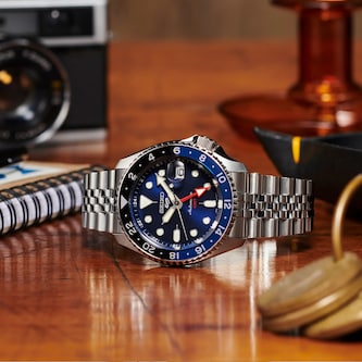 Seiko 5 Sports 'Blueberry' GMT SKX Re-Interpretation 42.5mm Mens Watch