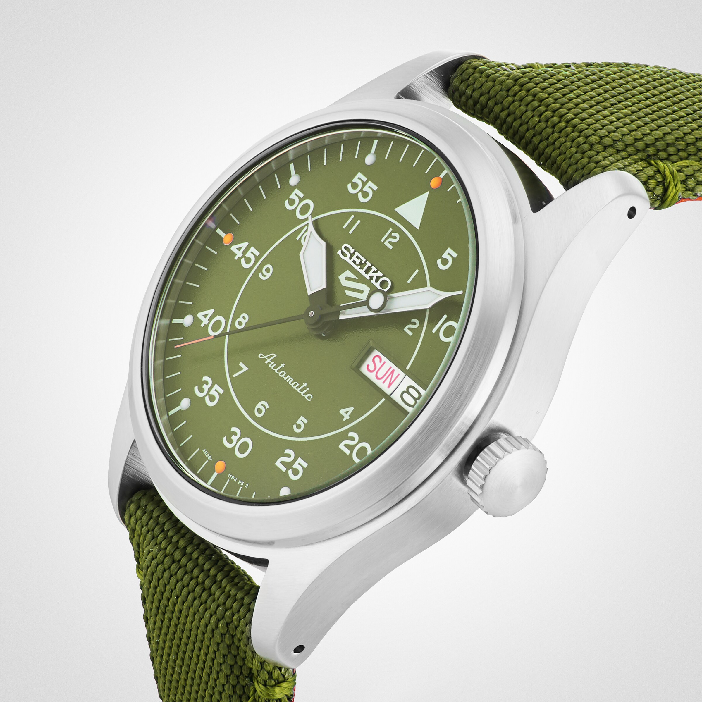 Flieger Green 39mm Mens Watch