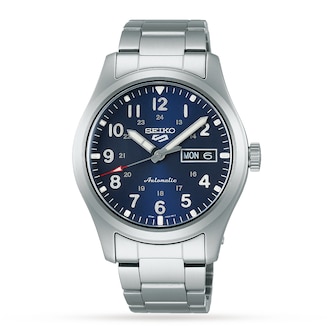 Seiko Blue 39.5mm Mens Watch
