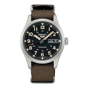 Seiko 5 Sports Midfield Sports Style 'Green zone' 36mm Mens NATO Strap Watch