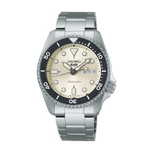 Seiko 5 Sports 5 Sports SKX Midi Mono 38mm Mens Watch Cream