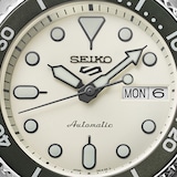Seiko 5 Sports SKX Midi Mono 38mm Mens Watch Cream