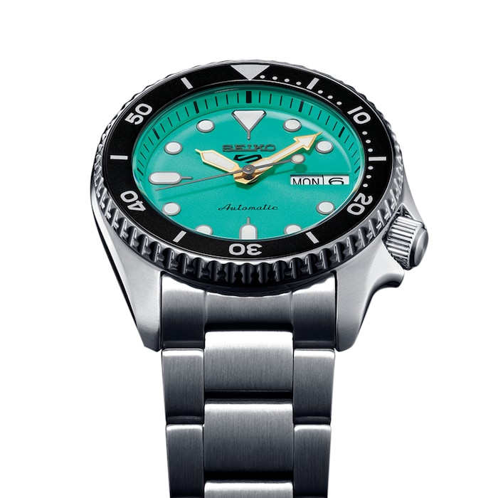 Seiko 5 Sports 5 Sports SKX Midi Teal 38mm Mens Watch