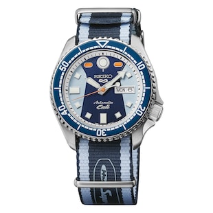 Seiko 5 Sports 5 Sports X Honda Super Cub Limited Edition 42.5mm Mens Watch Blue