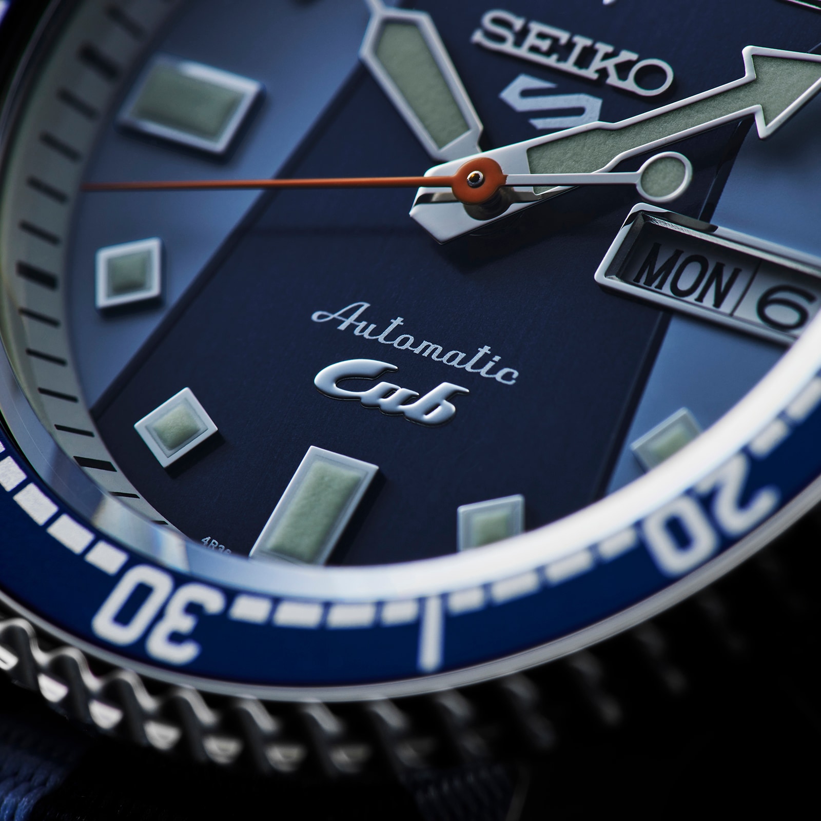 Seiko 5 Sports 5 Sports X Honda Super Cub Limited Edition 42.5mm Mens Watch Blue Seiko 5 Sports 5 Sports X Honda Super Cub Limited Edition 42.5mm Mens Watch Blue