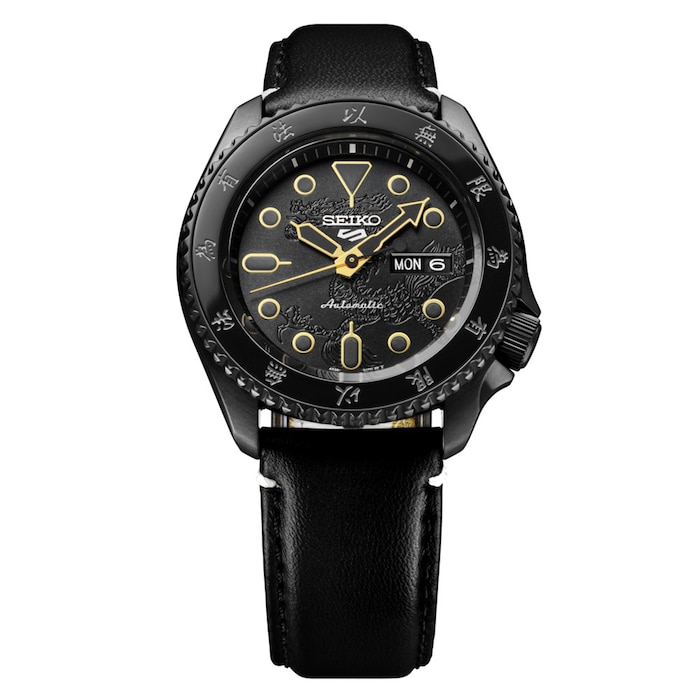 Seiko 5 Sports Bruce Lee Limited Edition 42.5mm Mens Watch Black ...