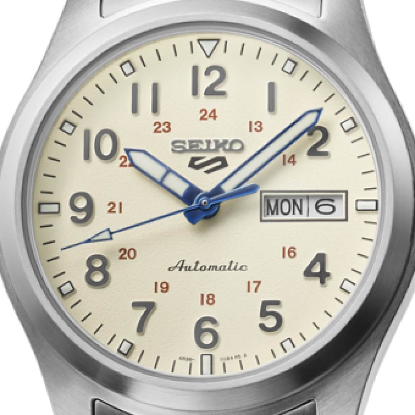 Seiko 5 Sports 5 Sports Laurel Limited Edition 39.5mm Mens Watch Cream Seiko 5 Sports 5 Sports Laurel Limited Edition 39.5mm Mens Watch Cream