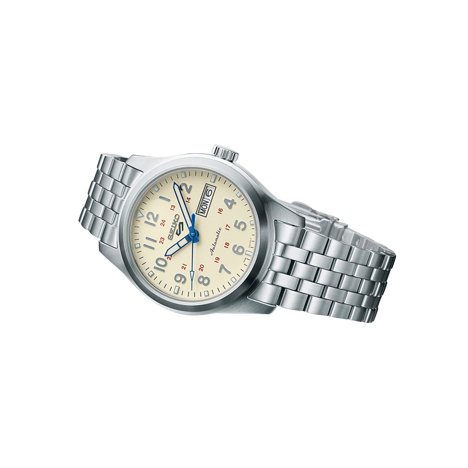 Seiko 5 Sports 5 Sports Laurel Limited Edition 39.5mm Mens Watch Cream Seiko 5 Sports 5 Sports Laurel Limited Edition 39.5mm Mens Watch Cream