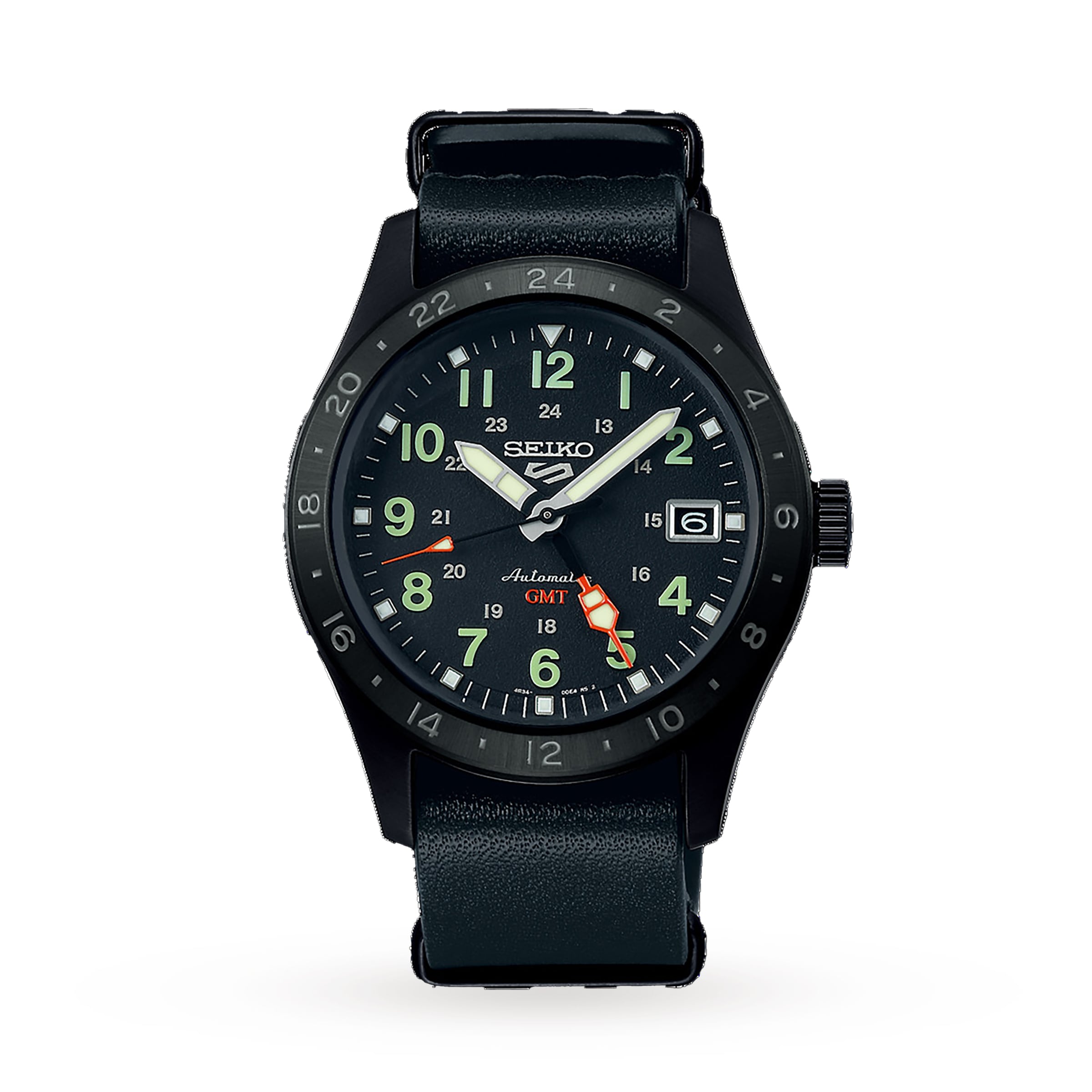 Field Deception Mechanical GMT Mens Watch Black