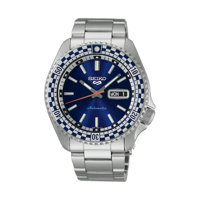 Seiko 5 Sports Special Edition 42.5mm Mens Watch Blue