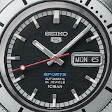 Seiko 5 Sports 5 Sports 'Pepper Black' 1968 Recreation Limited Edition 39.5mm Mens Watch