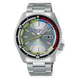 Seiko 5 Sports 5 Sports X HUF Limited Edition Collaboration II 42.5mm Bracelet Strap Mens Watch Silver