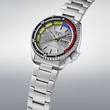 Seiko 5 Sports 5 Sports X HUF Limited Edition Collaboration II 42.5mm Bracelet Strap Mens Watch Silver