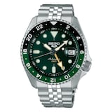 Seiko 5 Sports 5 Sports SKX GMT Bi- Colour 42.5mm Mens Bracelet Watch Green