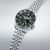 Seiko 5 Sports 5 Sports SKX GMT Bi- Colour 42.5mm Mens Bracelet Watch Green