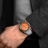 Seiko 5 Sports 'Mikan Orange' GMT SKX Re-Interpretation 42.5mm Mens Watch