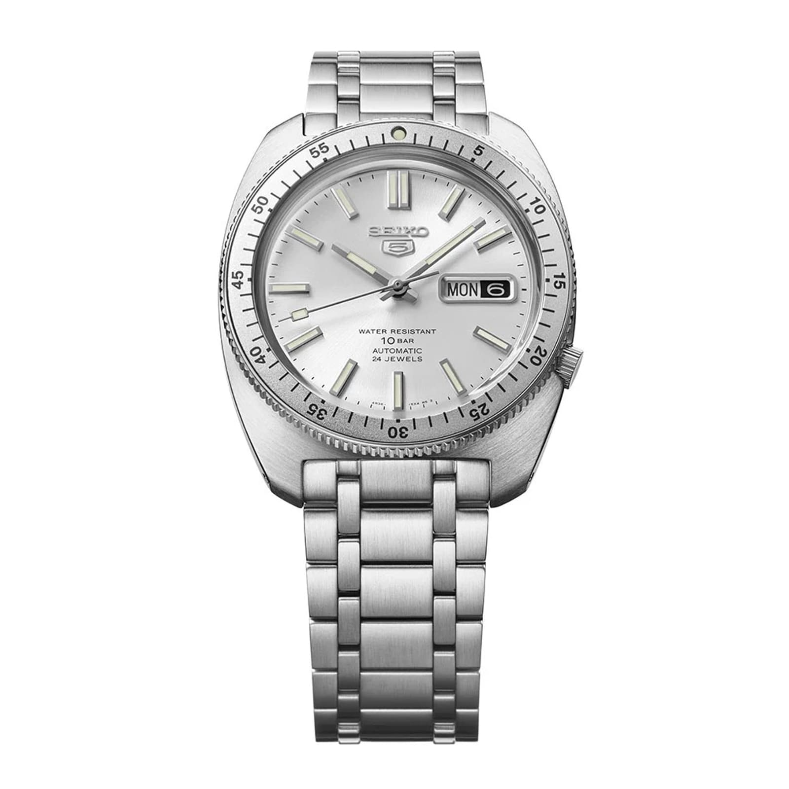 SEIKO 5 SPORTS ‘Gene Kranz’ Recreation Limited Edition 38mm Mens Watch Silver