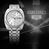 SEIKO 5 SPORTS ‘Gene Kranz’ Recreation Limited Edition 38mm Mens Watch Silver