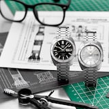 SEIKO 5 SPORTS ‘Gene Kranz’ Recreation Limited Edition 38mm Mens Watch Silver