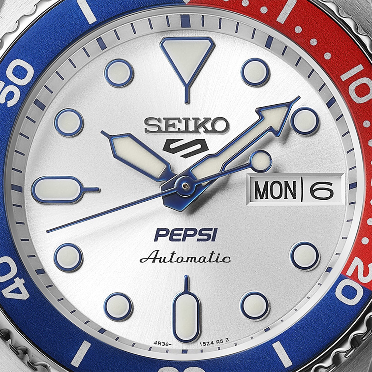 Seiko 5 Sports Seiko 5 Sports PEPSI Limited Editions Mens Watch Silver